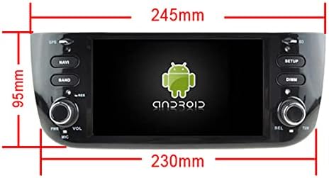 Autosion Car Stereo Bluetooth radio GPS navigacijska glavna jedinica za navigaciju za Fiat Abarth Punto Evo linea 2012 2014 2014 2015 sa dodirnim zaslonom Android USB Mirrorlink WiFi