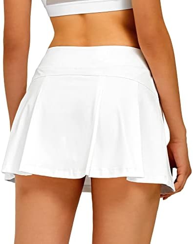 Stelle ženska suknja za tenis Golf Skorts Atletski visoki struk sa džepovima Unutarnji šorc Sport