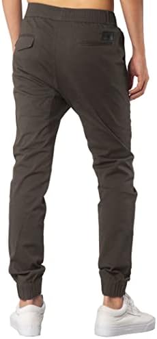 ITALIMORN Khaki Joggers hlače s džepovima za muškarce