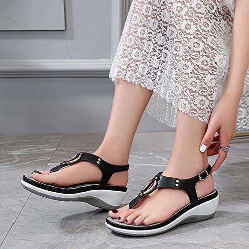 XipCokm Ženske sandale sa lukom potpore Ljetno casual udoban Thong Sandal Fashion Beach Sandal vanjski flip flip flip