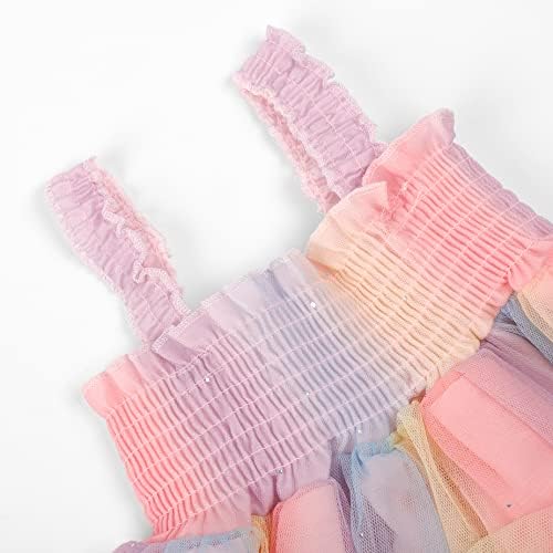 Retsugo Little Girls Haljines Flutter rukave Ležerne prilike za rođendanska haljina za zabavu Djeca