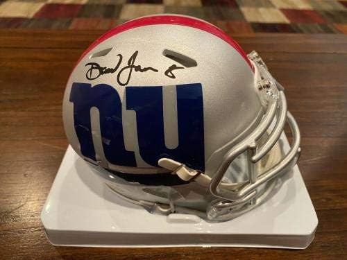 Daniel Jones s autogramom New York Giants AMP Mini kaciga svjedok JSA 1-NFL Mini kacige sa