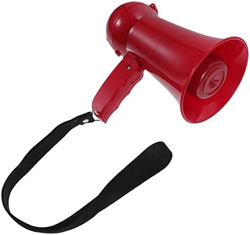 Gadpiparty Mini zvučnik prijenosni megafon zvučnik ručni zvučnik ručni zvučnik upravljački megafon glas s ručnim kaišem prenosnim zvučnikom