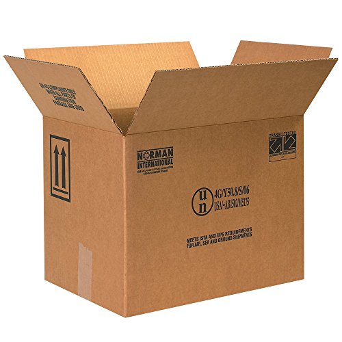 Top Pack Supply F-Style kutije za boje, 4-1 galon, 16 3/8 x 11 3/8 x 12 3/8, Kraft