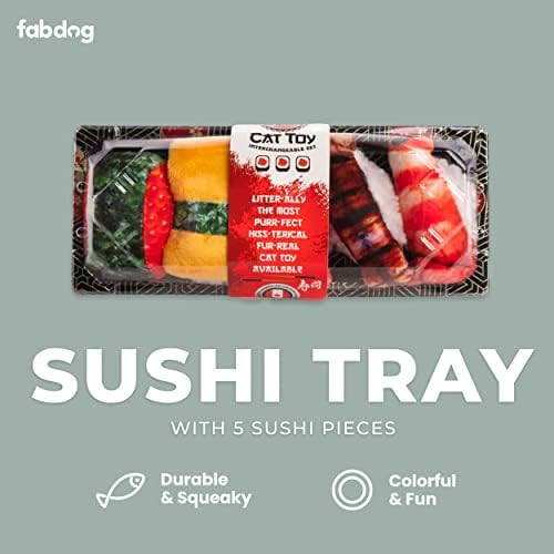 Fabcat sushi ladica sa 5 suši