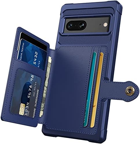Wefor slučaj za Google Pixel 7-torbica za novčanik sa Pu kožnim džepovima za kartice na preklopnom