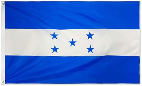 Zastava Danf Hondurasa 3x5 Ft debeli poliester, otporan na blijeđenje, mesingane ušice, platno