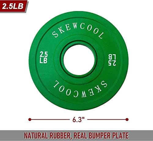 SKEWCOOL Olympic Change weight plate 2. 5LBX2 5LBX2 gumene obložene frakcijske ploče Branik ploče za unakrsni
