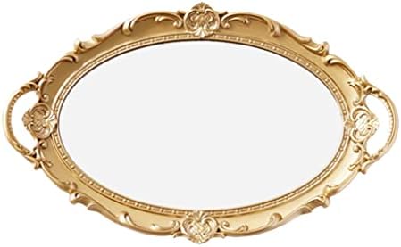 Ogledala Skladišna ladica Kozmetička ladica za skladištenje parfema Pločica retro namirnica Ogledalo Vintage Europsko zrcalo prikaz