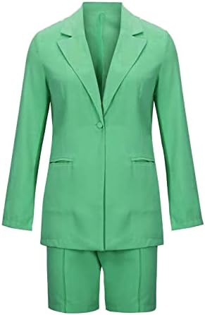 Žensko odijelo Blazer za rad Casual Basic Lapl Notch Jakna 1 Dugme Dugi rukav Blazers i kratka odjeća za 2