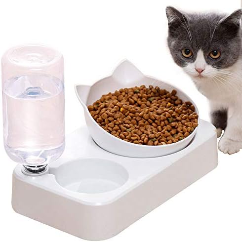 Gravitacione posude za vodu i hranu mačka, mačka za kućne ljubimce automatska posuda za jelo za piće za