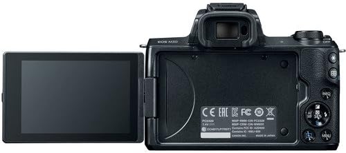 Canon EOS M50 Orcalless Vlogging digitalni fotoaparat sa sočivom od 15-45 mm + vrećica za kameru + 64GB memorijske kartice + set za curenje + više - Starter paket