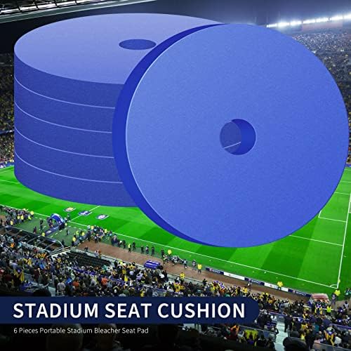 Zubebe 6 komada prijenosni stadion Bleacher seat Pad stadion seat Cushion Thick Foam Bleacher Seat