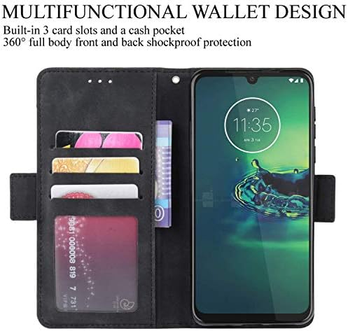 HualuBro Samsung Galaxy S22 futrola, magnetna zaštita cijelog tijela otporna na udarce preklopna kožna torbica za novčanik sa držačem kartice za Samsung Galaxy S22 5G futrolu za telefon