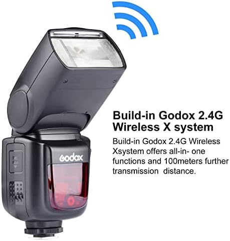 Godox V860II-s TTL Autoflash Speedlite Li-ion baterije velike brzine sinhronizacije ugrađene Godox 2.4 GHz bežični X sistem GN60 Blic kamere kompatibilan sa Sony DSLR fotoaparatima