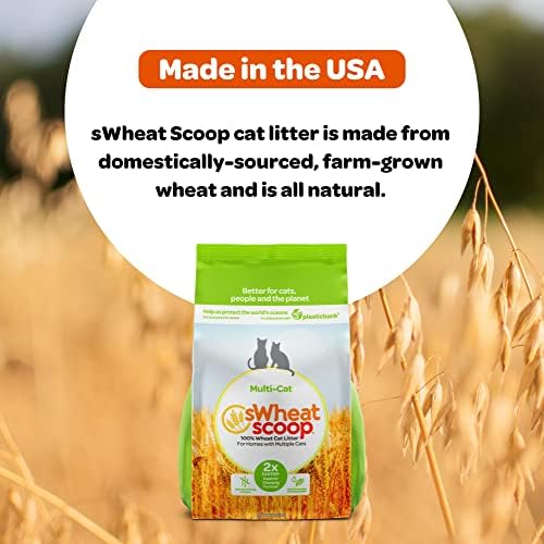 sWheat Scoop prirodna mačka za mačke na bazi pšenice, Multi-Cat, torba od 36 funti