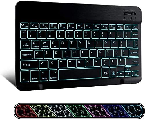 BoxWave tastatura kompatibilna sa TOPELOTEK Kids Tablet KIDS708-SlimKeys Bluetooth tastatura - sa pozadinskim