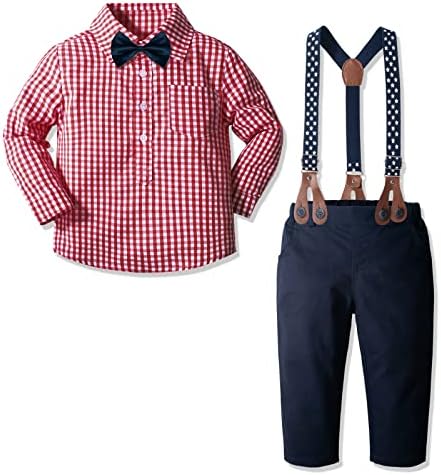 Yilaku Toddler Boy odjeća za dječake Dječje dječake haljina odijela odijela košulja s bowtie + setovi hlača