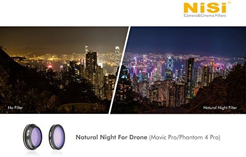 NiSi NID-PHTM4-NGT prirodni noćni Filter za DJI Phantom 4 dronove, Crni