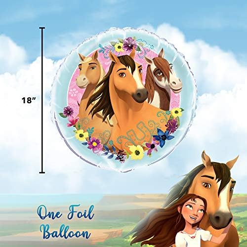 Unique Spirit Riding Free party Balloons Bundle | višebojna folija & baloni od lateksa / Kids Girls