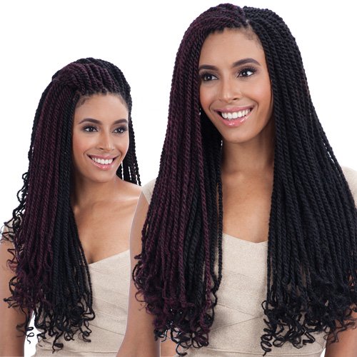 FreeTress Equal Synthetic Hair Pletenice Double Strand Style Cuban Twist Braid 24