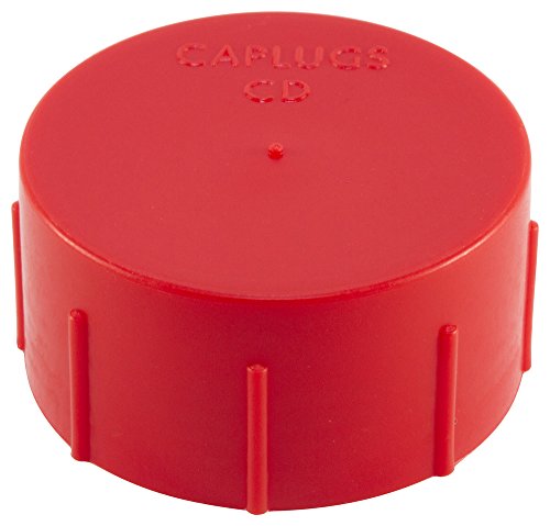 Caplugs ZTC18Q2 plastike navojem Plastična kapa za planula JIC armature. za uklapanje veličine konca 1-5/16-12 CD-TC-18, PE-LD, za uklapanje veličine konca 1-5/16-12, Crvena