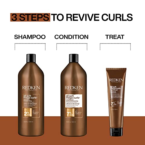 Redken Sve Soft Mega Curls šampon i set | Za kovrčavu i dlaku | Vlaživa i hidrira ozbiljno suhu kosu | Sa aloe verom