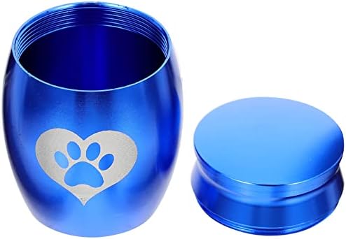 Ipetboom ar dodatna oprema nakit dodatna oprema mala urna za kremaciju za pepeo za kućne ljubimce Mini urna za kućne ljubimce urne od nehrđajućeg čelika Memorijalne urne za pse mačke držač pepela plava mačka urna