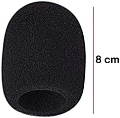 Poklopac mikrofona-Foam Mic vjetrobran pogodno za većinu standardnih ručnih mikrofona 6 kom