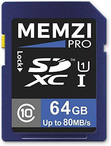 MEMZI PRO 64GB Klasa 10 80MB/s SDXC memorijska kartica za Panasonic Lumix DMC-TZ27, DMC-TZ25, DMC-TZ22, DMC-TZ20,