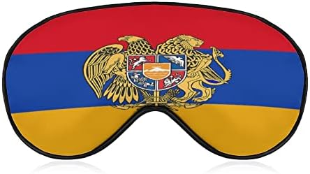 Armenski nacionalni grb za slepi dio maska ​​za spavanje noćna sjenka Poklopac podesivi kaiš