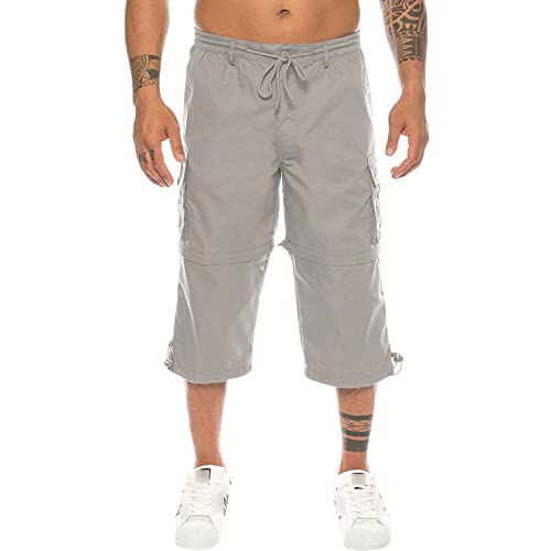 Muška planinarenja 3/4 Capri hlače Kabriolet sa laganim hlačama za teret ispod koljena dodirljiva