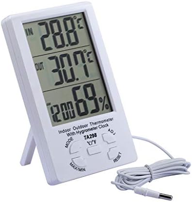 Wodmb termometar visoke preciznosti termometar sa velikim ekranom sa sondom za digitalni veliki LCD vanjski unutarnji termometar unutarnji