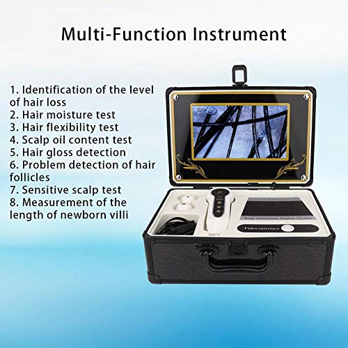 Mašina za analizu kose, skalp kože sistem za analizu ulja i vlage kože LCD ekran mašina za analizu kože kože 50x 200x Skin Hair Scalp detektor analizator mikroskopski alat za njegu kože