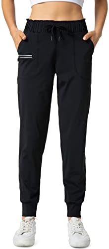 Haowind Joggers za žene s džepovima elastični struk trening sportske hlače za teretanu udobne Lounge yoga hlače za trčanje