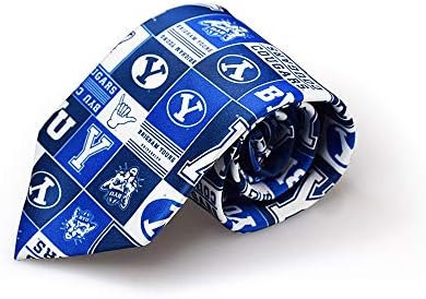 NCAA BYU Cougars Logo uzorak muške kravate Fan Frenzy pokloni