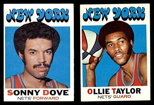 1971-72 TOPPS New York Nets Team Set New York Nets Ex + Mreže