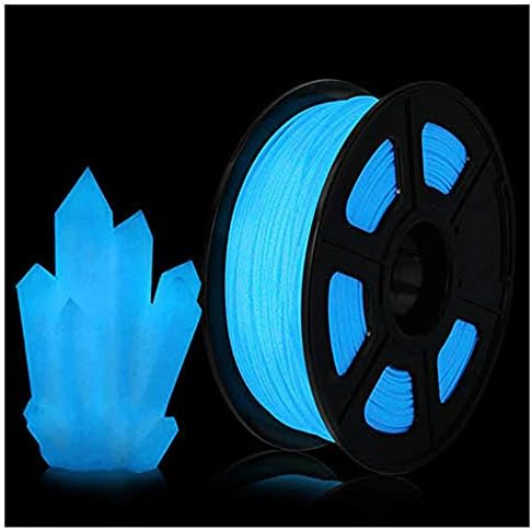 ABS svjetlosni filament 1,75mm, 3D pisač filament, emitira prekrasnu svjetlost noću, 1kg kalem, plava