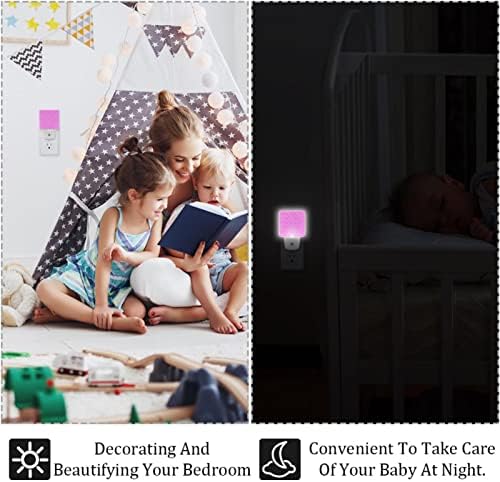 WALLDOR Little Baby Dinosaur Night Light, Smart Dusk to Dawn senzor topla bijela LED noćna svjetla