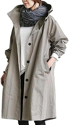 Cokuera Winter Jackets za žene Modne klasificirane velike jakne sa džepom elegantne kapute sa kaputama sa kapuljačom