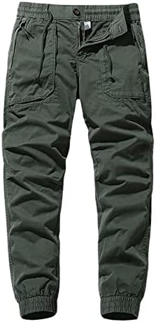 Miashui pantalone od Kepera muške letnje kargo pantalone jednobojne pantalone sa više džepova Tether rastezljive jednobojne pantalone zeko čarape