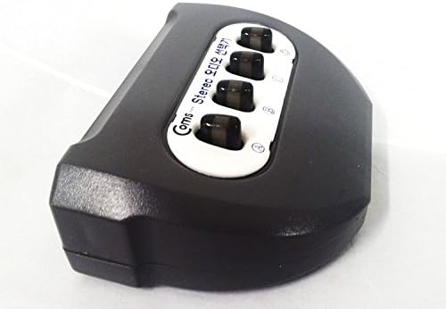 COMS 4 priključak stereo ručni selektor za dijeljenje zvučnog dijeljenja