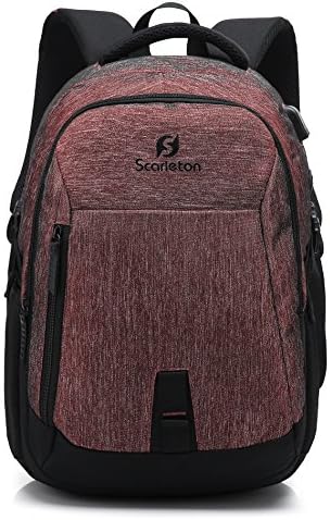 Scarleton backpack, vodootporna torba, multi džepni backpad laptop, uniseks školska torba sa USB portnom lukom,