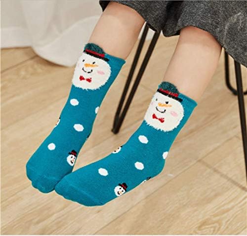 Yvinak Unisex Kids Crtani Božića zima slatke čarape Djeca dječja dječja dječaka Xmas Smiješne zimske tople čarape