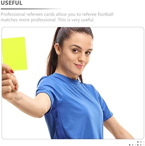 Ipetboom nogometne kaznene kartice, 10pcs Soccer Sudeće kartice Soccer Yellow i Crvene karte