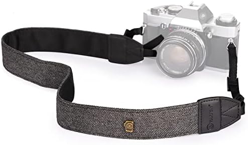 TARION Kamera naramenica za vrat Vintage pojas za sve DSLR kamere Nikon Canon Sony Pentax Classic bijele