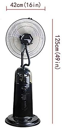 Ventilator za hlađenje magle Humidifition,oscilirajući ventilator u spreju za pijedestal sa 3 brzine,ventilator za zamagljivanje sa vremenom, idealan za terase,kancelariju,prodavnicu, fabriku