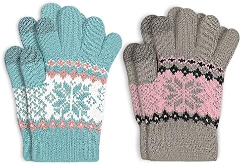 Zimske rukavice za malu djecu, djevojčice, 3 para za malu djecu, rukavice rukavice s punim