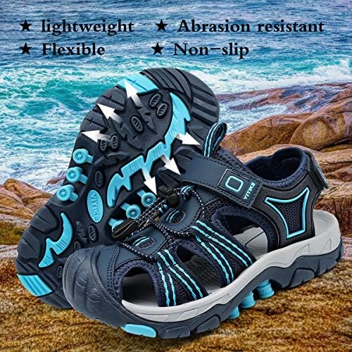 Jmfchi modne sandale za dječake dječje sportske sandale vanjske sandale planinarenje atletske zatvorene plaže sandale za djevojčice ljetne cipele za bazen cipele za vodu brzo sušenje za malu djecu veliko dijete
