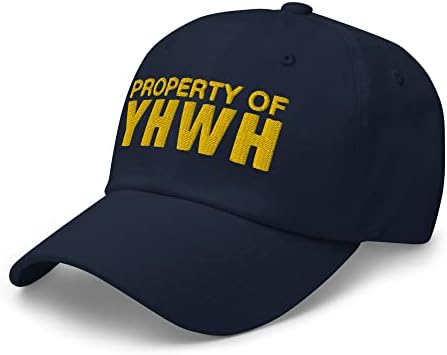 Vlasništvo YHWH vezene kape za tatu, Jahve mesijanski Ješua kršćanski šešir